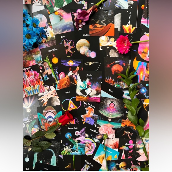 CELESTIAL BODIES ORACLE DECK w/ LEARNING TOOL + GUIDEBOOK (ALTAR SIZE) - Picture 11 of 16